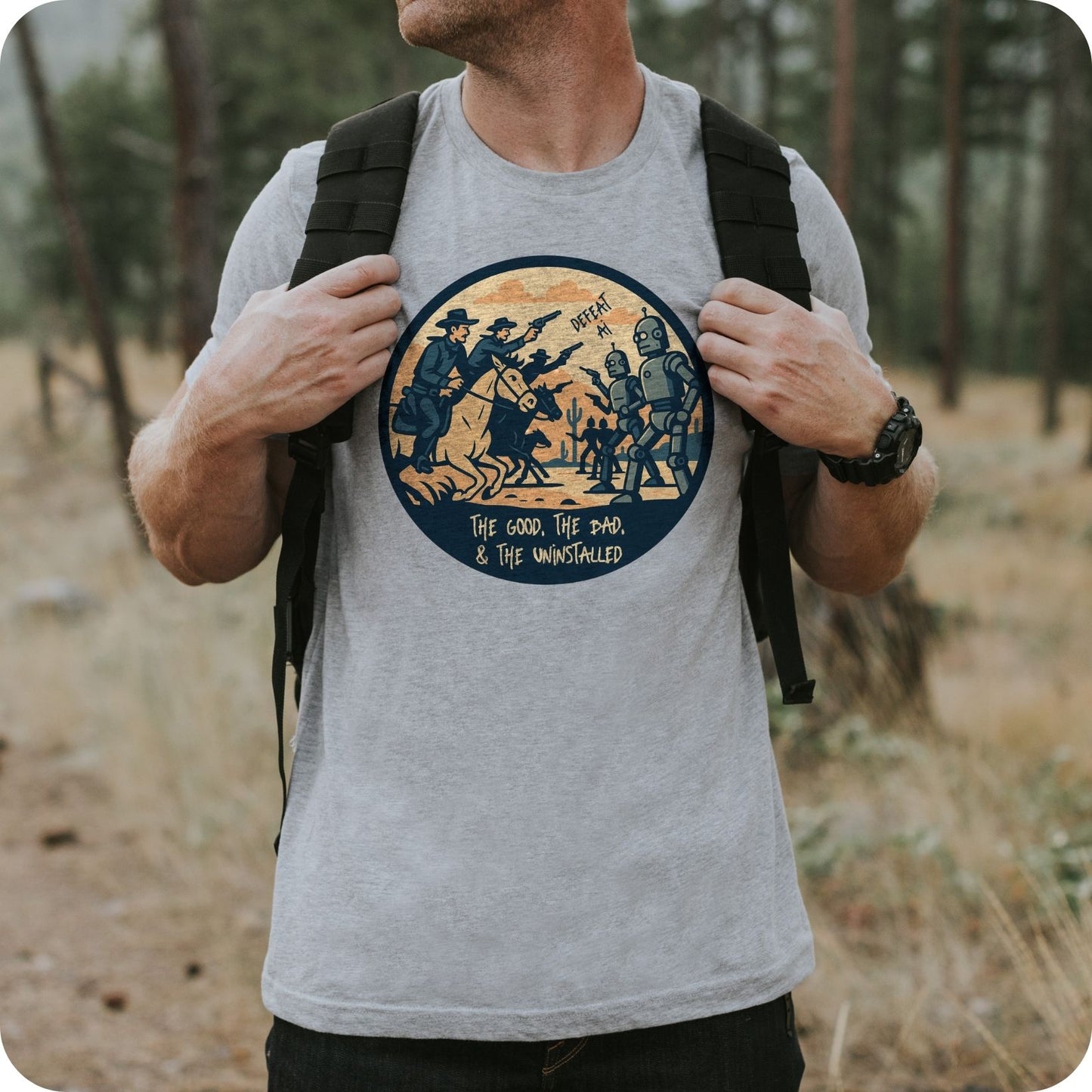 The Good, the Bad, and the Uninstalled Unisex Graphic Tee