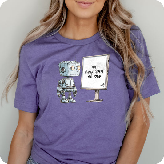404: Human Defeat Not Found Unisex Graphic Tee