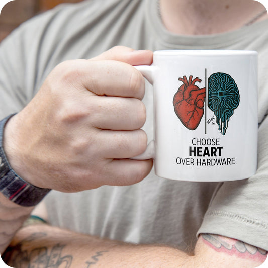 Choose Heart Ceramic Coffee Mug