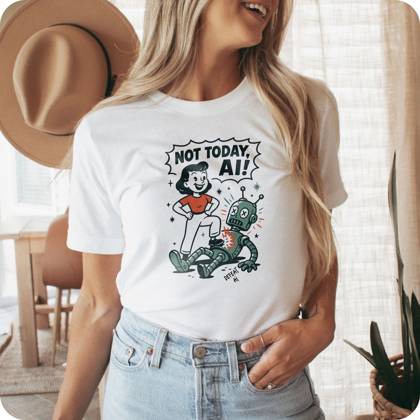 Not Today, Ai Unisex Graphic Tee