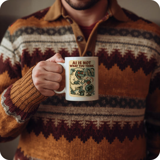 The Wolf Ceramic Coffee Mug